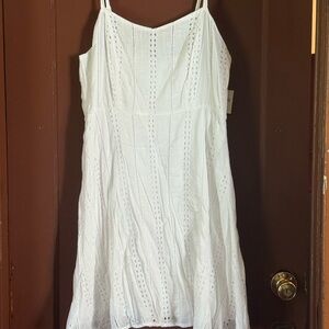 Old Navy White Eyelet Dress